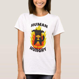 Hungrig katt. Lustigt katt. Elak katt. Arg Katt T Shirt