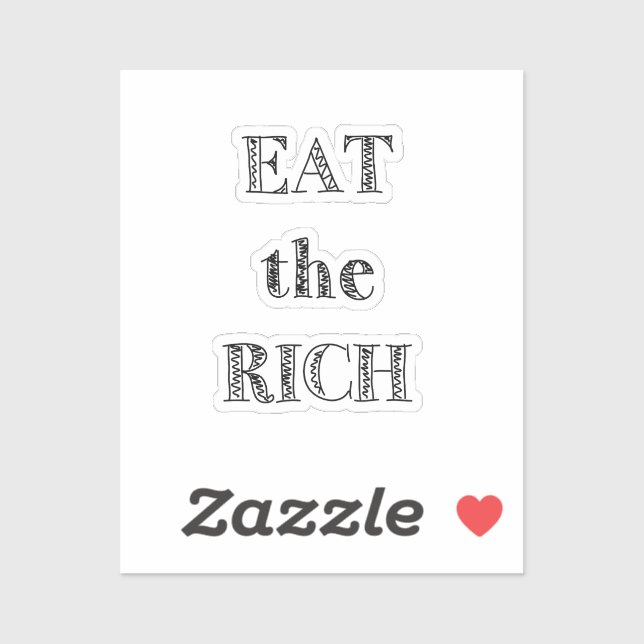 hungrig klistermärken (Ark)