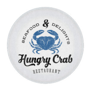 Hungrig krabbarestaurangaffisch