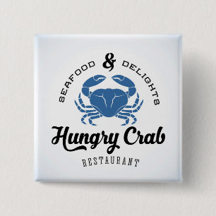 Hungrig krabbarestaurangaffisch knapp