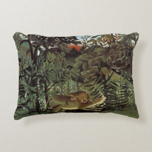 Hungrig lejon av Henri Rousseau, Vilda djur från f Prydnadskudde