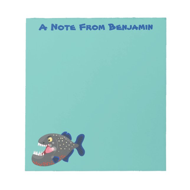 Hungrig lustig illustration av piratens tecknad anteckningsblock (Framsida)