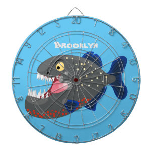 Hungrig lustig illustration av piratens tecknad darttavla