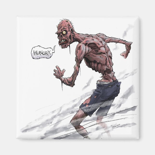 Hungrig magnet 2-1/4 tum (Framsidan)