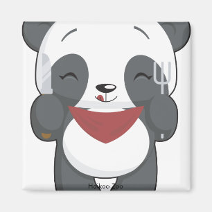 Hungrig Pandamagnet Magnet