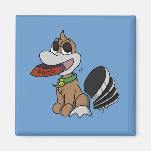 Hungrig Platypi Magnet (Framsidan)