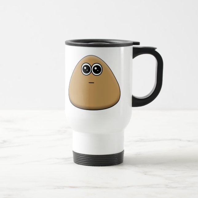Hungrig Pou - Mugg (Höger)