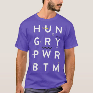 Hungrig Power Grund Roligt Gay  T Shirt