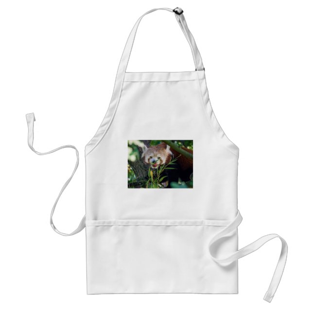 hungrig röd panda förkläde (Framsidan)