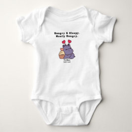 Hungrig & sömnig flodhäst - Söt mest hungrig babyk T Shirt