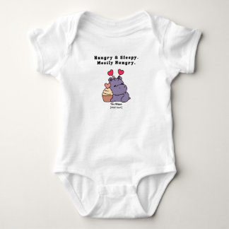 Hungrig & sömnig flodhäst - Söt mest hungrig babyk T Shirt
