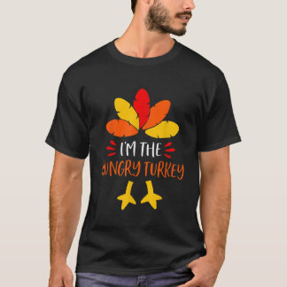 Hungrig Thanksgiving för matchning av familjeföret T Shirt
