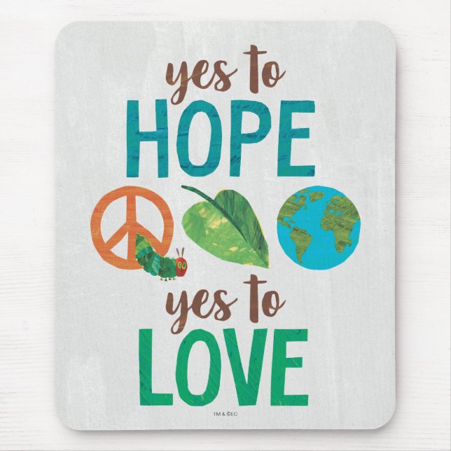 Hungrig vattenpelare | Ja till Hope Musmatta (Framsidan)