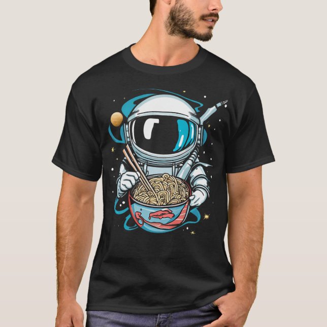 Hungriga astronaut t shirt (Framsida)