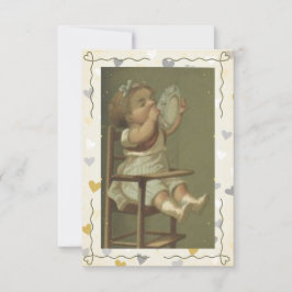 Hungriga Baby Tack Kort