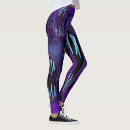 Hungriga fiskbaljväxter leggings