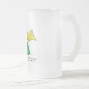 Hungriga flodhästar! - Frostad Glass mugg! Frostat Ölglas