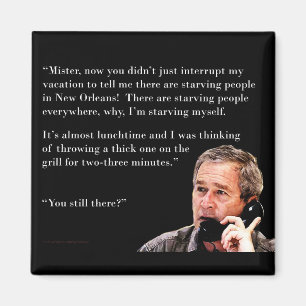 Hungriga George W. Bush Magnet