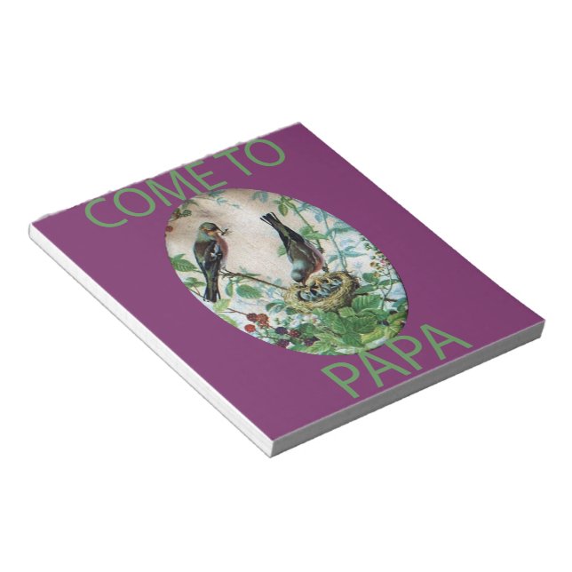 Hungriga hjärtan: Pappa Har Food! Anteckningsblock (Vinklad)