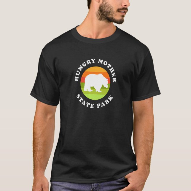 Hungriga Mor State Park Virginia Bear VA Souvenir T Shirt (Framsida)