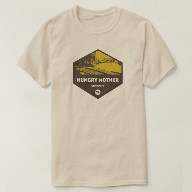 Hungriga Mor State Park Virginia T Shirt (Design framsida)