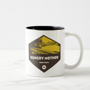 Hungriga Mor State Park Virginia Två-Tonad Mugg