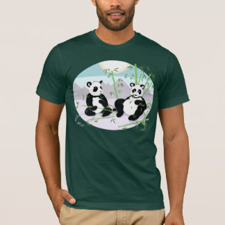 Hungriga Pandas (mörk) T Shirt
