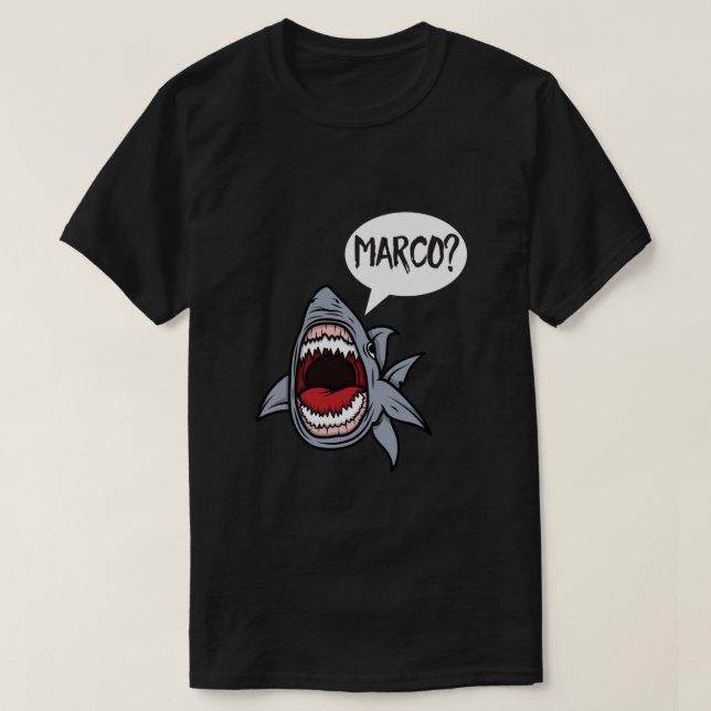 Hungriga Shark Pay Marco Polo T Shirt (Design framsida)