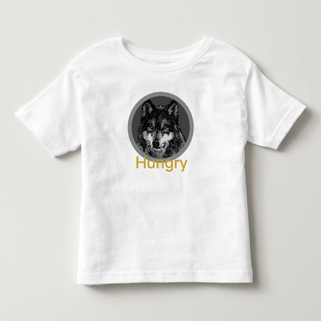 Hungriga - Småbarn Bra Jersey T-Shirt  (Framsida)