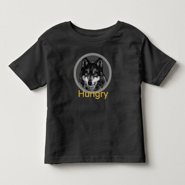 Hungriga - Småbarn Bra Jersey T-Shirt  (Framsida)