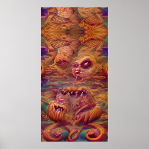 Hungriga uppfyllde han med onda poster