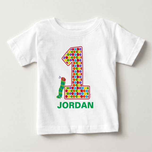 Hungriga vattenpelaren 1:a födelsedagen t shirt (Framsida)