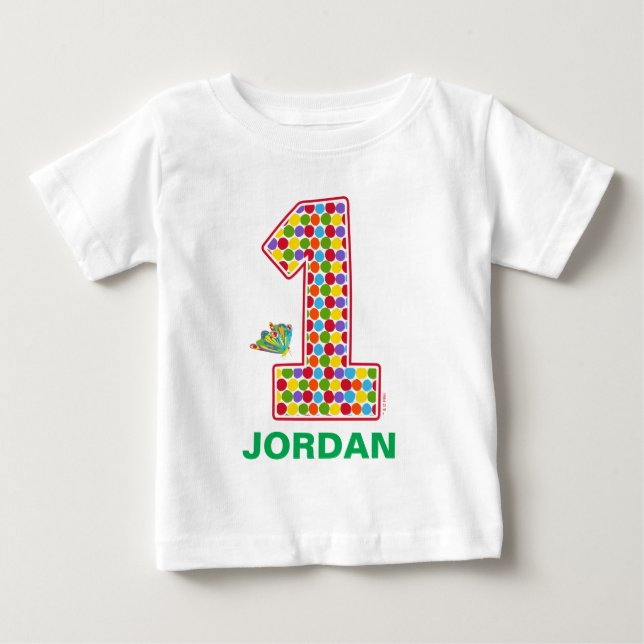 Hungriga vattenpelaren 1:a födelsedagen t shirt (Framsida)