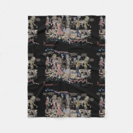 Hungriga Zombies Fleecefilt