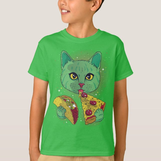 Hungrigare katt t shirt (Framsida)