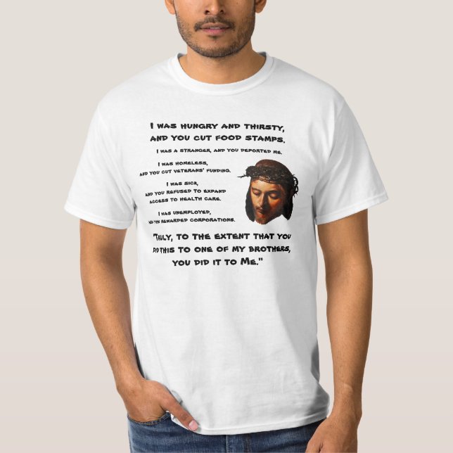 Hungrigare och trettio t-shirt (Framsida)