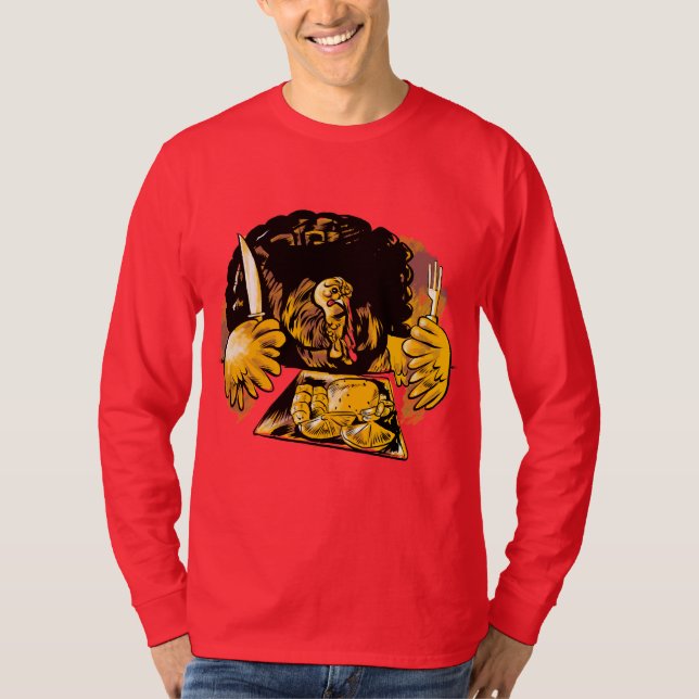 Hungrigare Turkiet T-Shirt (Framsida)