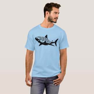 Hungrigare Underbarare Vita Coolan Hårhaj Jaws T Shirt