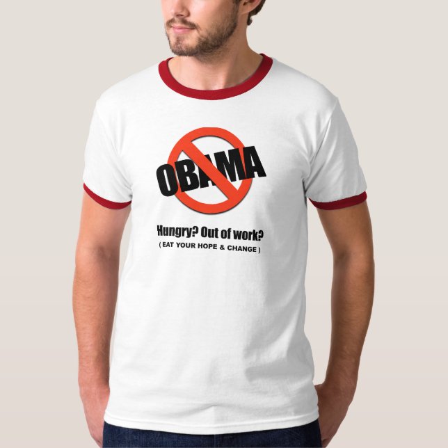 Hungrigt - äta ditt hopp och ändra t-shirt (Framsida)