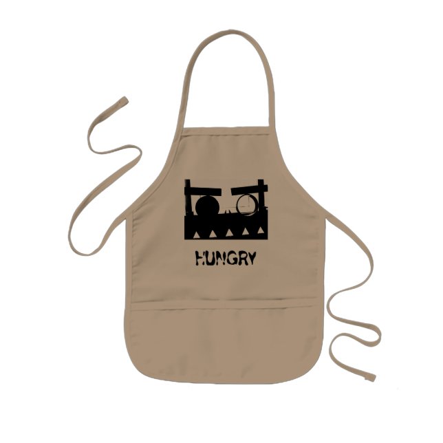 Hungrigt gigantiskt ungeförkläde barnförkläde (Framsidan)