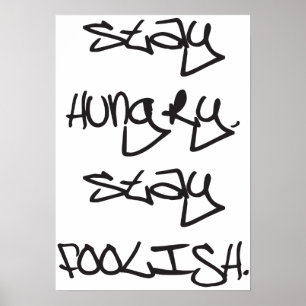 Hungrigt stag, Foolish. stag Poster
