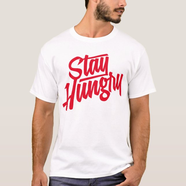 Hungrigt stag - rött tee (Framsida)