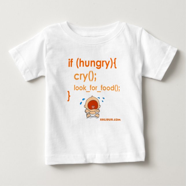 Hungry Baby T-shirt (Framsida)
