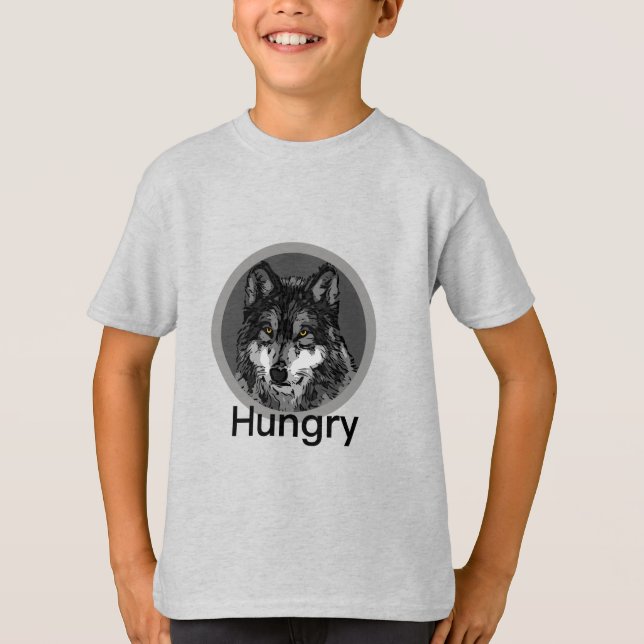 Hungry - Barn Basic T-Shirt (Framsida)