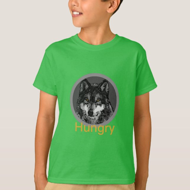 Hungry - Barn Basic T-Shirt (Framsida)
