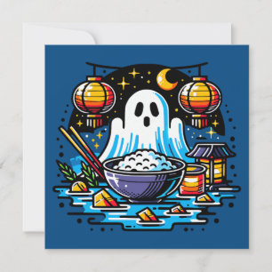 Hungry Ghost Festival Grafisk Konst Inbjudningar
