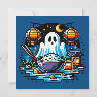 Hungry Ghost Festival Grafisk Konst Inbjudningar