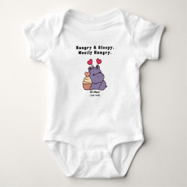 Hungry & Sleepy Hippo - Cute Mostly Hungry Baby Qu T Shirt