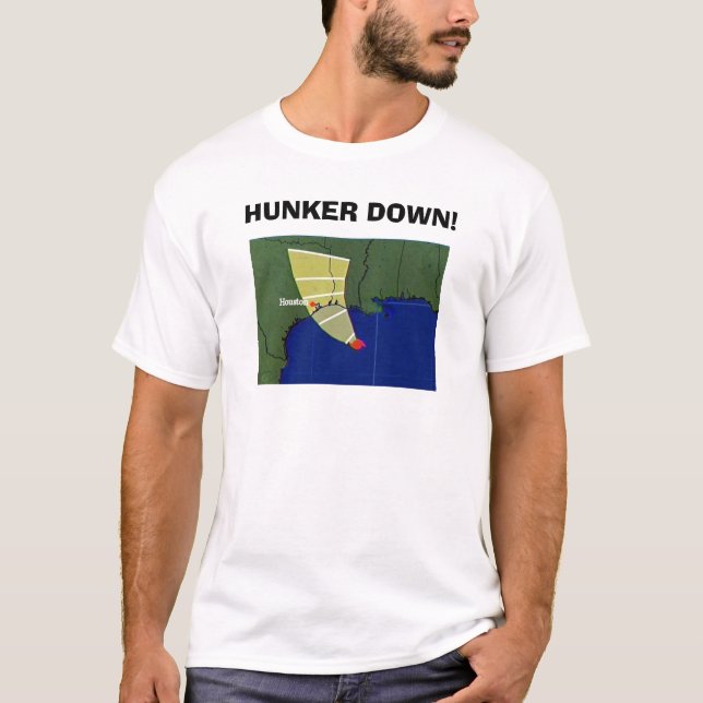 HUNKER BESEGRAR VIT T-SHIRT (Framsida)