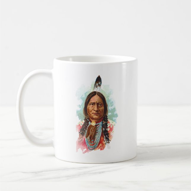 Hunkpapa Sioux chef: Sittatjur Kaffemugg (Vänster)